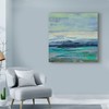 Trademark Fine Art Silvia Vassileva 'Teal Wave Ii' Canvas Art, 24x24 WAP07779-C2424GG